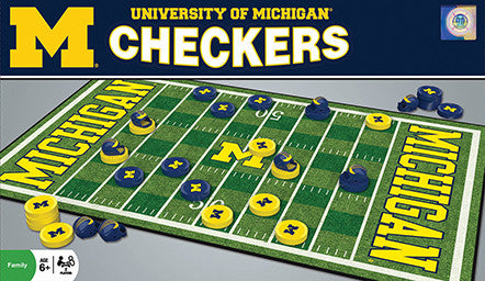 michigan wolverines checkers