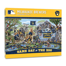 Milwaukee Brewers Game Day At The Zoo 500 Piece Puzzle