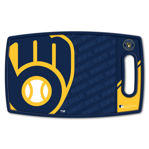Milwaukee Brewers Logo Series Cutting Board