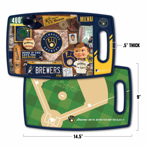 Milwaukee Brewers Retro Series Cutting Board