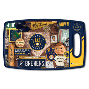 Milwaukee Brewers Retro Series Cutting Board