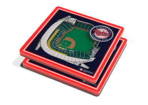 Minnesota Twins 3D StadiumViews Coaster Set