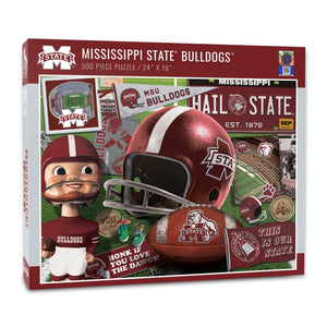 Mississippi State Bulldogs Retro Series Puzzle