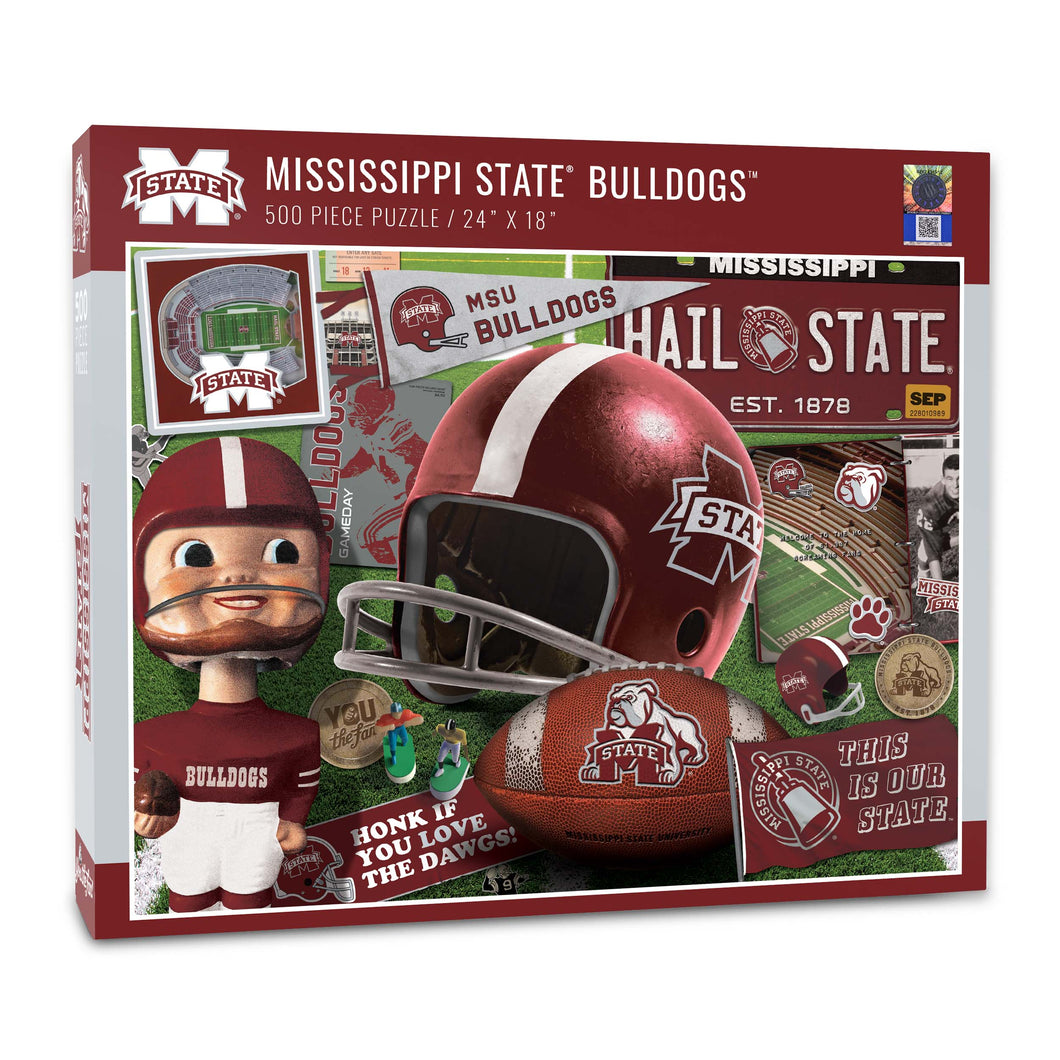 Mississippi State Bulldogs Retro Series Puzzle