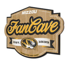 Missouri Tigers 3D Fan Cave Wood Sign