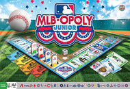 MLB Baseball Opoly Junior Board Game, yankees white sox twins tigers st louis cardinals royals rockies REDS rays rangers pirates phillies orioles nationals mets marlins mariners indians giants dodgers diamondbacks cubs brewers braves Boston Red Sox blue jays athletics astros angels 