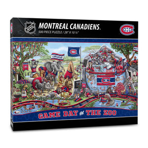 Montreal Canadiens Game Day At The Zoo 500 Piece Puzzle