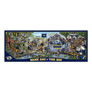 Nashville Predators Game Day At The Zoo 500 Piece Puzzle