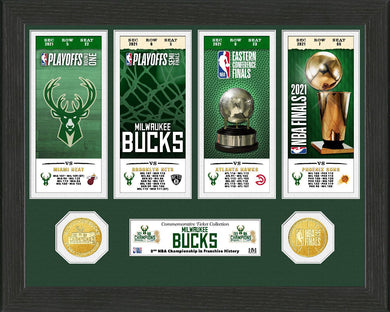 Milwaukee Bucks 2021 NBA Champions Ticket Collection