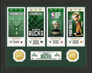 Milwaukee Bucks 2021 NBA Champions Ticket Collection