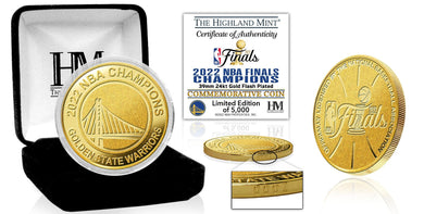 Golden State Warriors 2022 NBA Finals Champions Gold Mint Coin