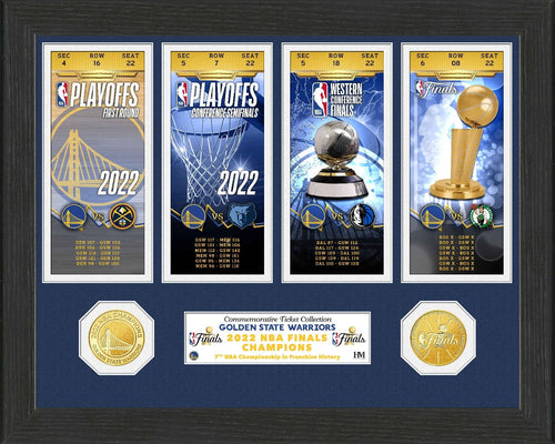 Golden State Warriors 2021/22 NBA Champions Ticket Collection