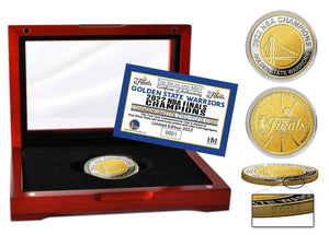 Golden State Warriors 2022 NBA Finals Champions Two-Tone Mint Coin