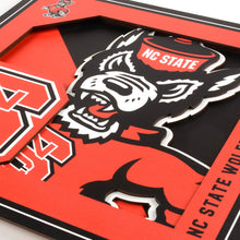 North Carolina State Wolfpack 3D Logo Series Wall Art - 12"x12"