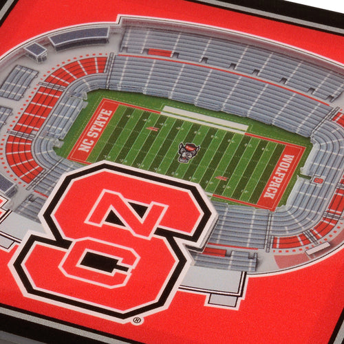 NC State Wolfpack 3D StadiumViews Coaster Set