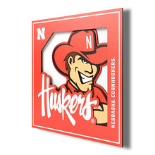Nebraska Cornhuskers 3D Logo Series Wall Art - 12"x12"