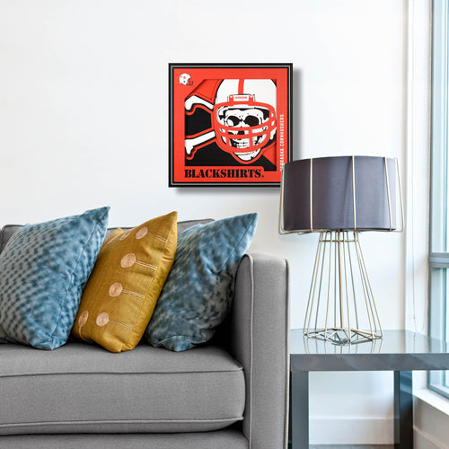 Nebraska Cornhuskers Blackshirt 3D Logo Series Wall Art - 12