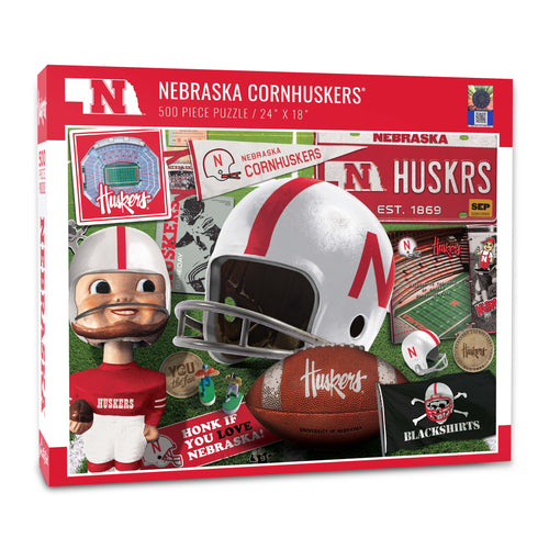Nebraska Cornhuskers Retro Series Puzzle