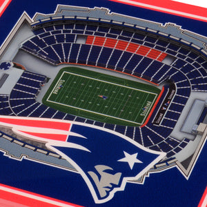 New England Patriots 3D StadiumViews Coaster Set