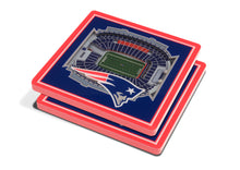 New England Patriots 3D StadiumViews Coaster Set