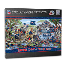 New England Patriots Game Day At The Zoo 500 Piece Puzzle