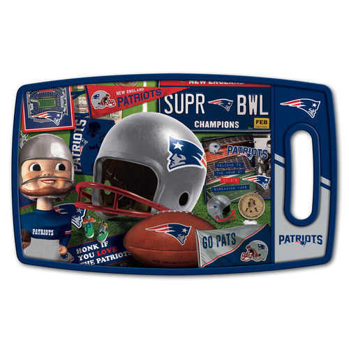 New England Patriots Retro Series Cutting Board