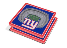 New York Giants 3D StadiumViews Coaster Set