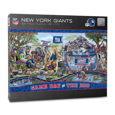 New York Giants Game Day At The Zoo 500 Piece Puzzle