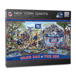 New York Giants Game Day At The Zoo 500 Piece Puzzle