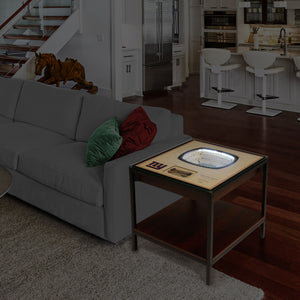 New York Giants 25 Layer Lighted StadiumView End Table