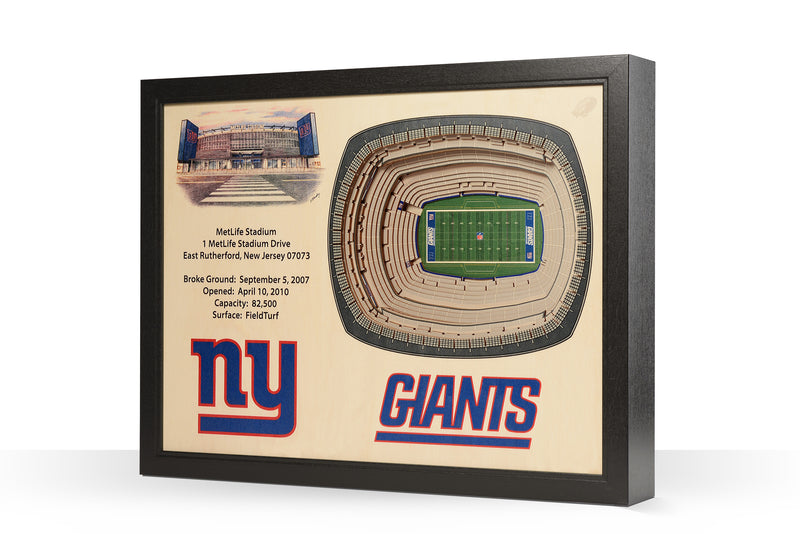 MetLife Stadium Football Stadium Print, New York Giants Football