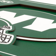 New York Jets 3D Logo Series Wall Art - 12"x12"