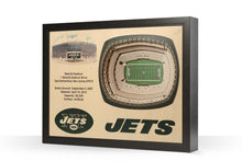 New York Jets MetLife Stadium 3D Stadiumview Wall Art