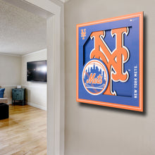 New York Mets 3D Logo Series Wall Art - 12"x12"