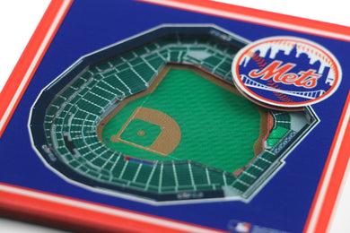 New York Mets 3D StadiumViews Coaster Set