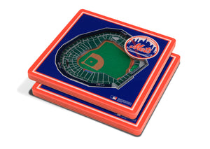 New York Mets 3D StadiumViews Coaster Set