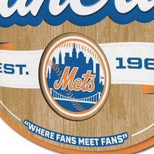 New York Mets 3D Fan Cave Wood Sign