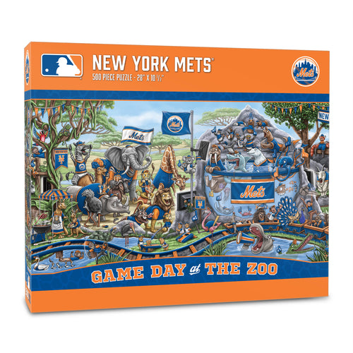 New York Mets Game Day At The Zoo 500 Piece Puzzle