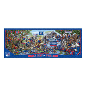 New York Rangers Game Day At The Zoo 500 Piece Puzzle