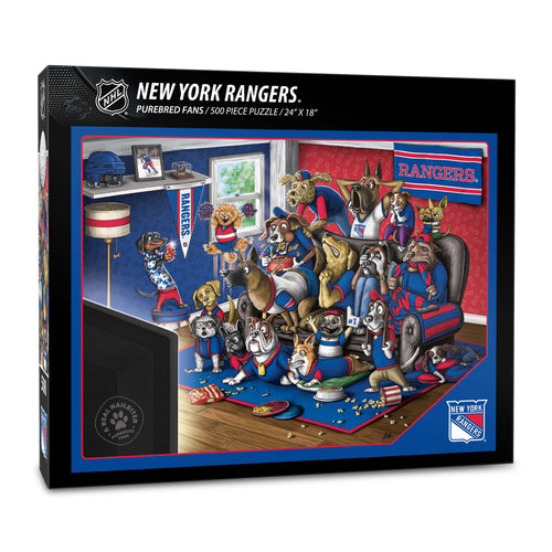 New York Rangers Purebred Fans 500 Piece Puzzle - 