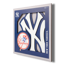 New York Yankees 3D Logo Series Wall Art - 12"x12"