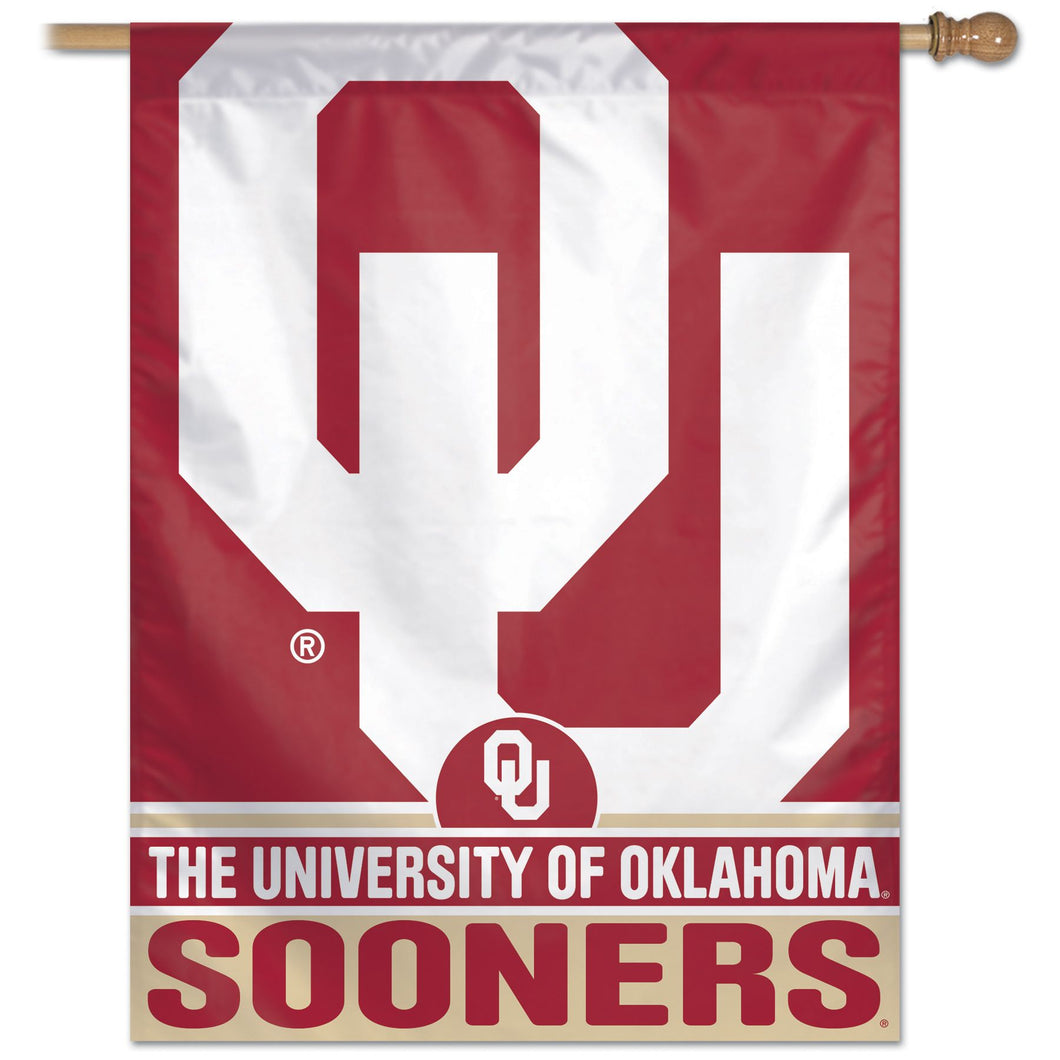 Oklahoma Sooners Vertical Flag - 27