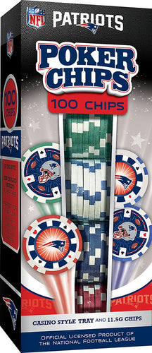 New England Patriots Poker Chip Set