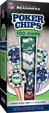 Seattle Seahawks Poker Chip Set