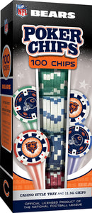 Chicago Bears Poker Chip Set