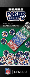 Chicago Bears Poker Chip Set