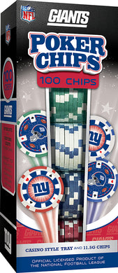New York Giants Poker Chip Set