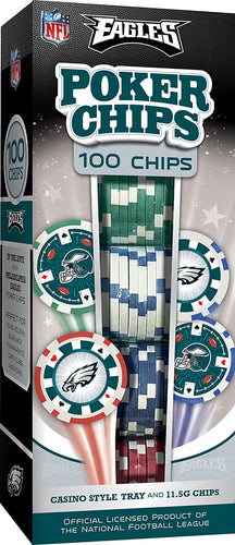 Philadelphia Eagles Poker Chip Set