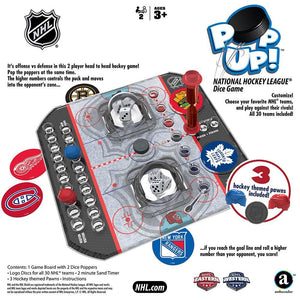 NHL Hockey Popup Dice Game