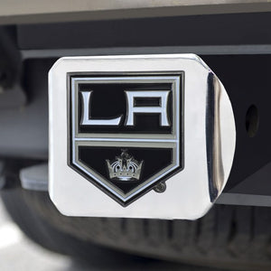 Los Angeles Kings Color Emblem On Chrome Hitch Cover